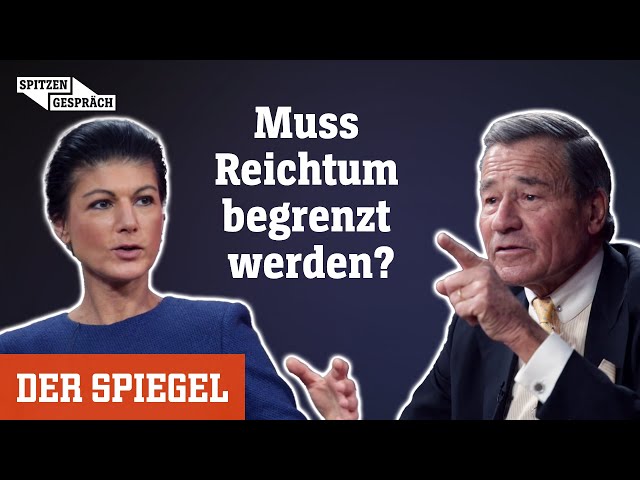 Sahra Wagenknecht, Wolfgang Grupp & Ralf Stegner im Spitzengespräch: Muss Reichtum begrenzt werden?