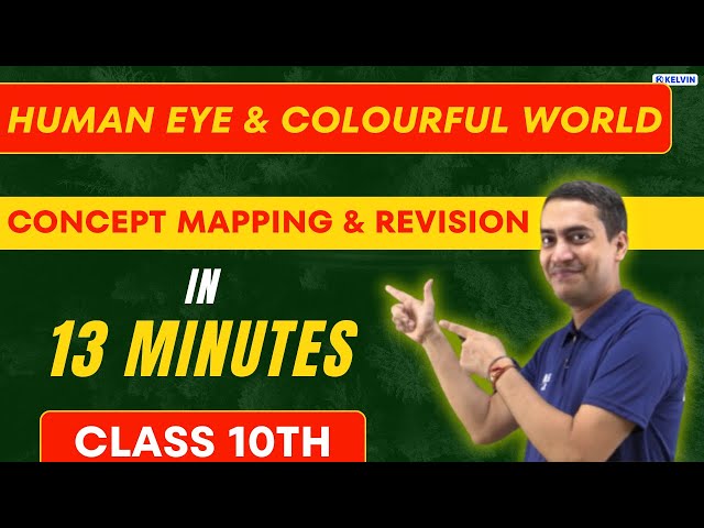 Human Eye & Colourful World in 13 Minutes | Science Chapter - 11 | Class 10th CBSE Board