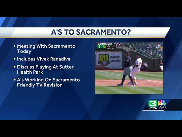 Oakland A's to meet with Sacramento reps as talks for interim stadium continue