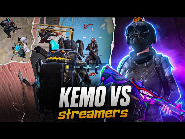 KEMO vs Streamer's Unfair Rush: Caught Off Guard! | BGMI 🔱