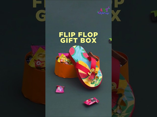 Flip Flip Gift Box #ventunoart #diy #craftideas #craft #diycraft #shortsfeed #shortvideo #shorts