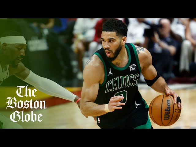 Boston Celtics' Jayson Tatum on Game 3 win over Heat, Kristaps Porzingis’ performance