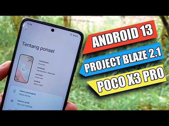 Project Blaze 2.1 Android 13 - Poco x3 Pro | Rekomendasi Untuk dicoba atau Tidak ?