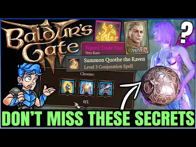 Baldur's Gate 3 - 17 IMPORTANT Things You Need to Do Early in Act 2 - Best Weapon, Secret & More!