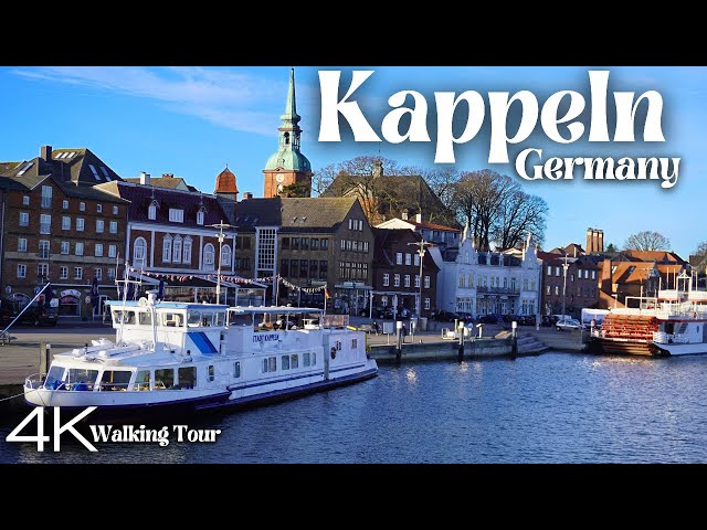 Walking in Beautiful Town of Germany - Kappeln Walking Tour 2024 - 4k UHD
