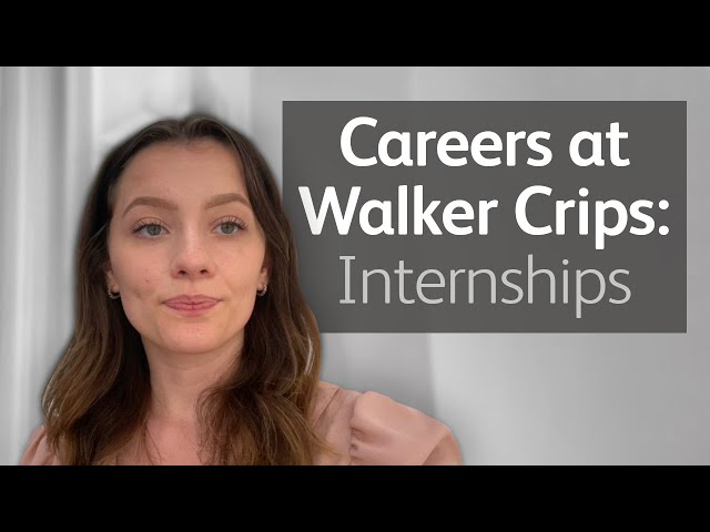 Careers at Walker Crips: Eleanor Shaw's first week as an intern