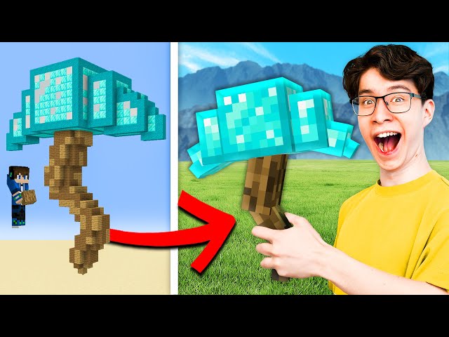 Minecraft, But Anything You Build, Becomes REAL!
