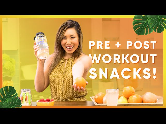 6 Natural Pre-Workout + Post-Workout Snacks Ideas!