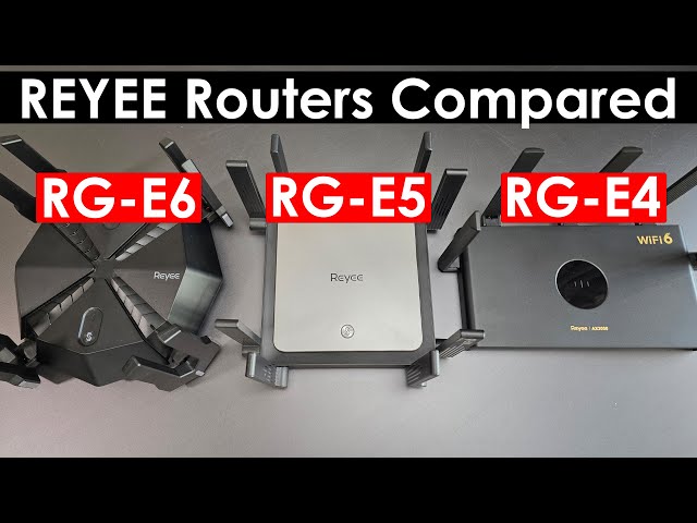 The definitive guide: REYEE RG-E4 or RG-E5 or RG-E6? | Speed Test, Range Test, App and More