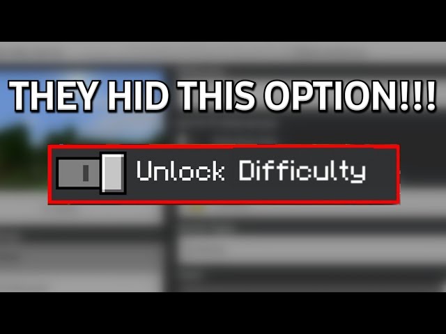 Is Mojang hiding a secret difficulty from us?!