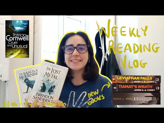 reading fantasy and mysteries + mini book haul | weekly reading vlog