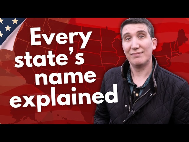 The origin of every US state's name