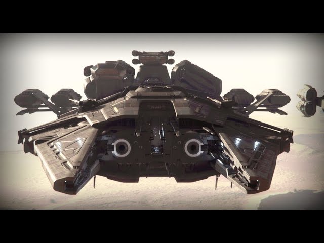 Star Citizen - Javelin Piloting and interior strolling