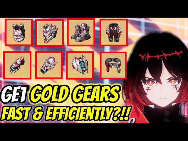 Tower of Fantasy Get GOLD GEARS FAST!!! How to Farm Efficiently!!