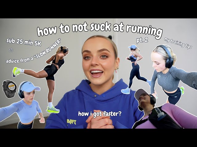 how i got better at running | *slow runner* 🏃🏼‍♀️ training tips  | sub 25 min 5 km | conagh kathleen