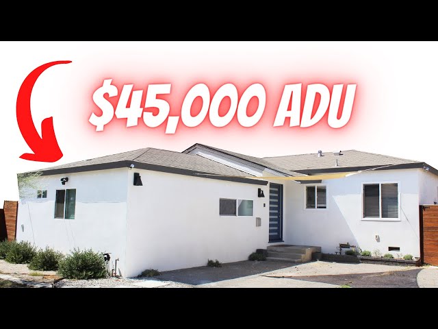 This is how i built an ADU in LA for only $45,000