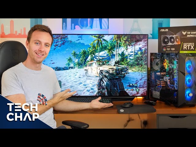 Switching to a 48-inch 4K OLED TV as a Monitor!  | The Tech Chap