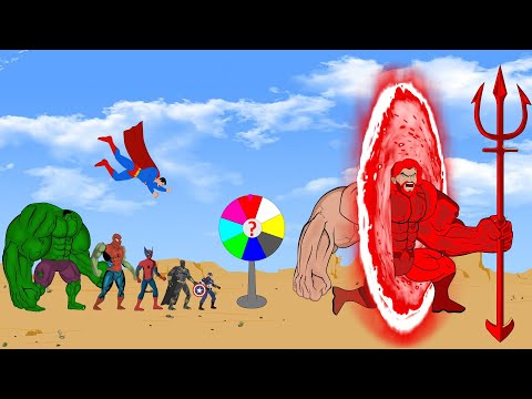 SUPERHERO: HULK, SPIDER-MAN, IRON-MAN, CAPTAIN AMERICA - Funny Cartoon Movies