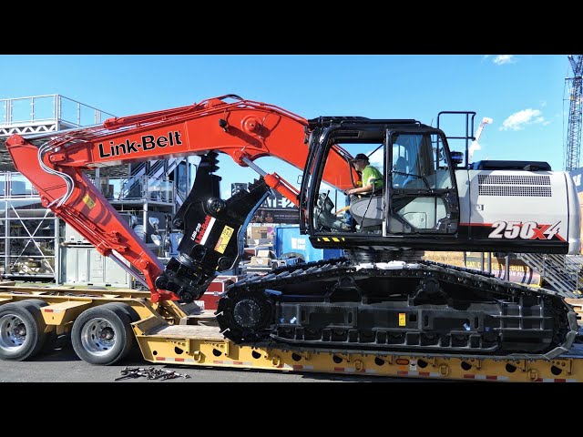 Moving the Link Belt 250 from Conexpo 2020