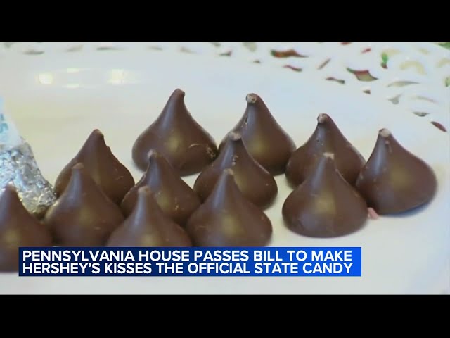 Pennsylvania House passes bill to make Hershey's Kisses the official state candy