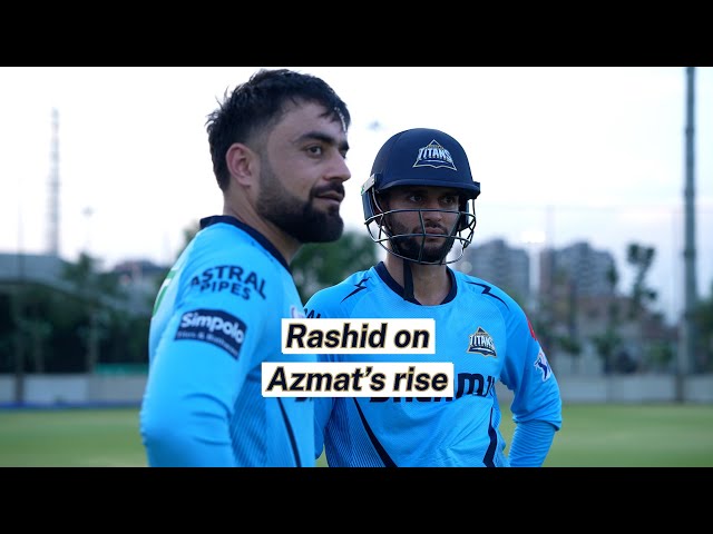 Rashid Khan praises Azmatullah Omarzai's progress as a cricketer