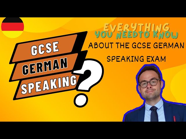 GCSE German speaking exam: all you need to know #GCSE #German #speakingexam #geta9