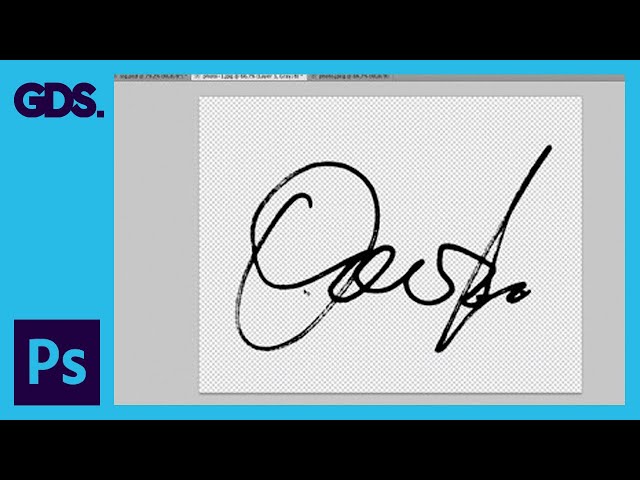 Create a Digital Signature in Adobe Photoshop: Colour Range Tool & Minimum Tool