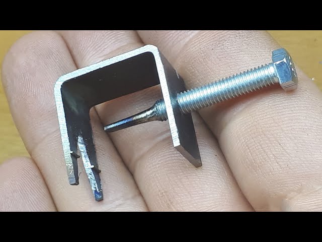 Amazing Simple Metal Tool - Mini Pulley and Gear Puller - Mini Metal Çektirme Yapımı
