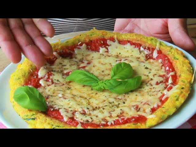 PIZZA FINTA  VEGETALE SENZA FORNO SENZA LIEVITAZIONE FINTA PIZZA A BASE VERDURE cotta in padella