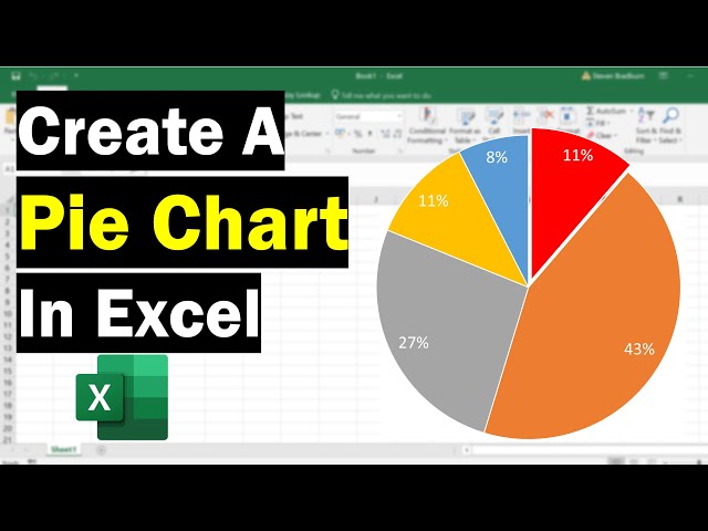 How To Create A Pie Chart In Excel (With Percentages)