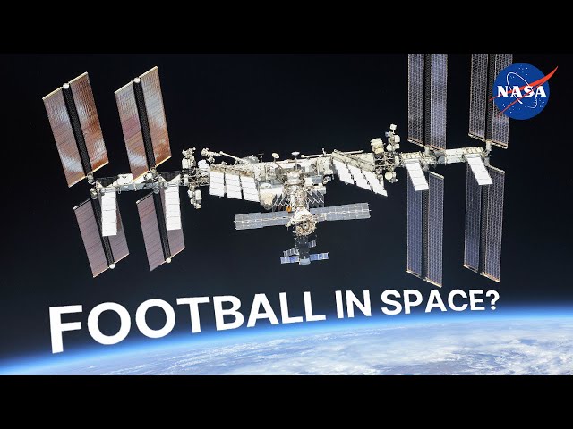 NASA Astronauts Aboard Space Station Huddle Up for Super Bowl