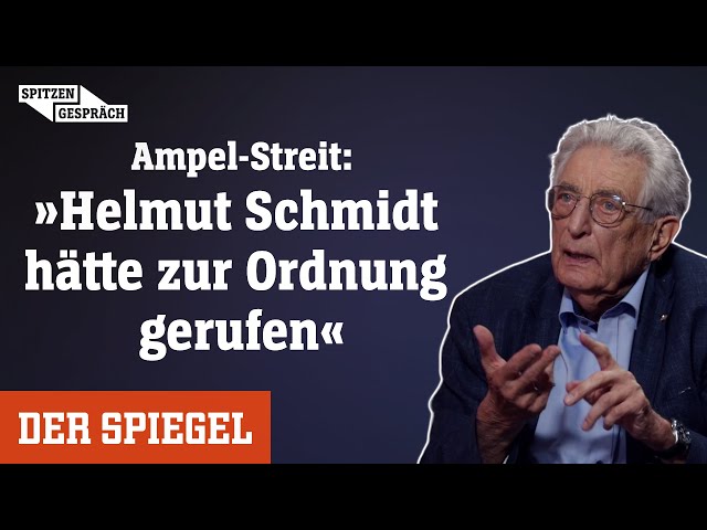 Gerhart Baum (FDP) kritisiert im SPIEGEL-Talk den Führungsstil von Kanzler Scholz und warnt vor AfD
