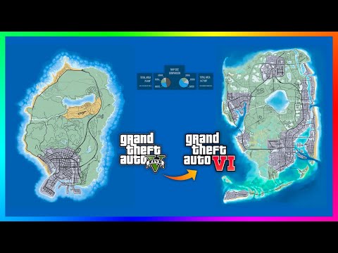 GTA 6 MAP SIZE - Rockstar's BIGGEST Map Ever, NEW Locations From The GTA 6 Leaked Gameplay & MORE!