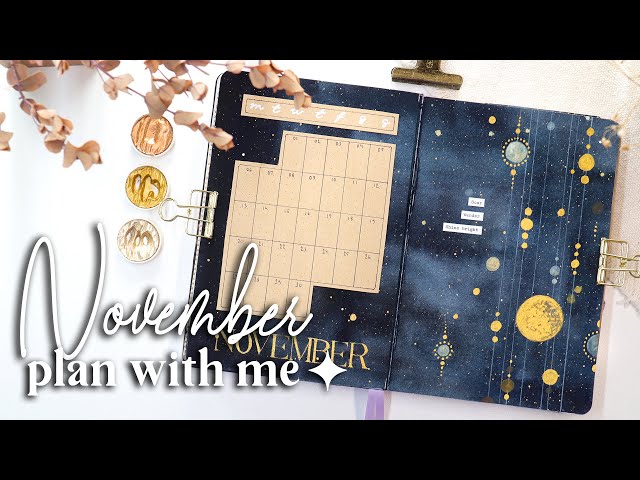 🌖 NOVEMBER 2023 Plan With Me // Bullet Journal Monthly Setup
