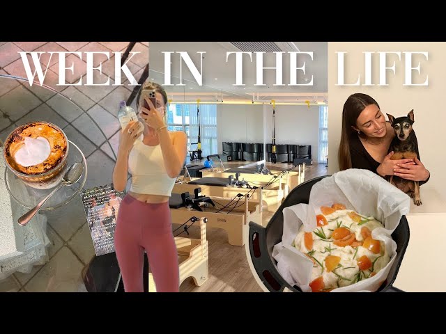 WEEK IN MY LIFE | morning routines, photoshoot, baking bread + closet makeover!