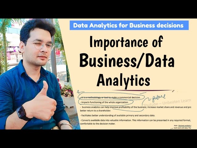 Importance of Business/Data Analytics in detail | hindi | busienss/data analyst | MBA,BBA,BCA,MCA