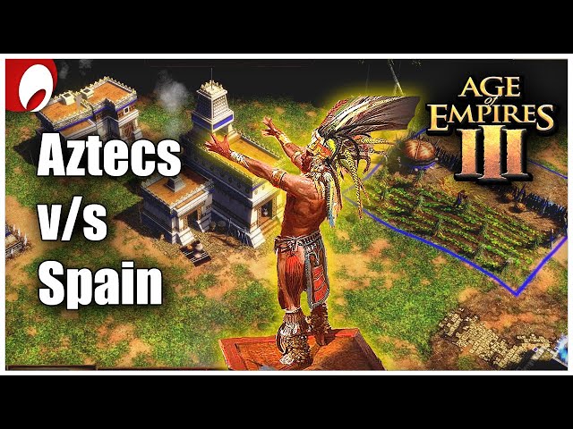 Aztecs take on Spanish onslaught  - Battle Royale | Age of Empires III gameplay