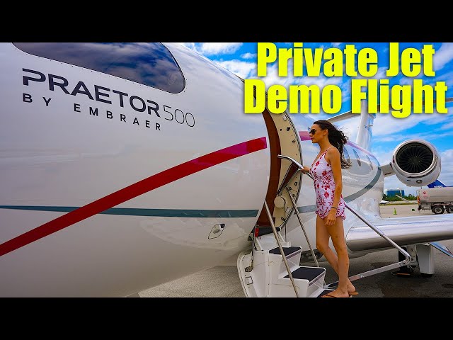 Embraer Praetor 500 Private Jet - Demo Flight