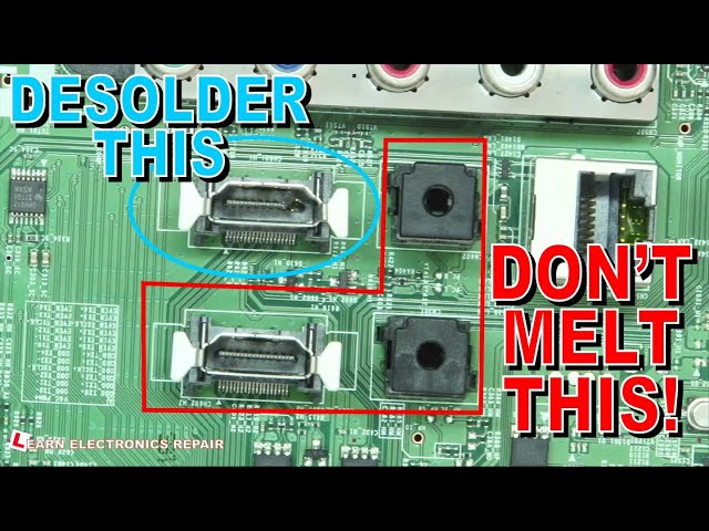 How To Desolder With Hot Air Without Melting Nearby Components