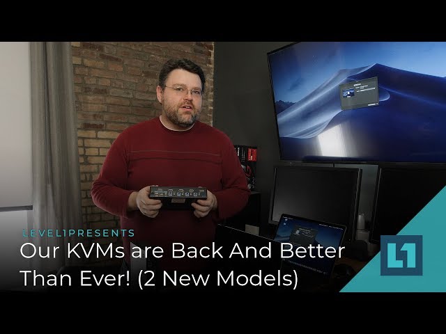 New KVMs -- Back And Better Than Ever! (2 New Models - USBc and HDMI)