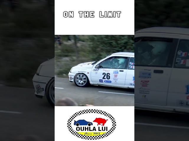 On the limit Pascal Ladreyt & Stéphane Brunet Renault Clio Williams N°42 Rallye du Bas Vivarais 2023