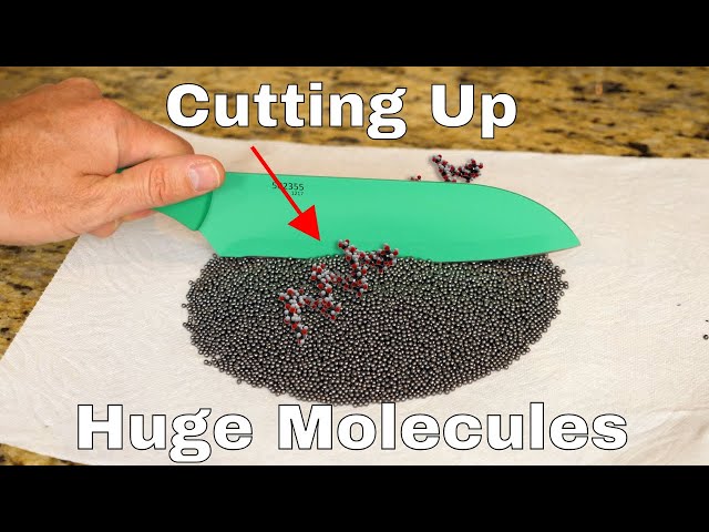 Is it Possible to Cut Molecules? Breaking Molecules in a Blender Experiment