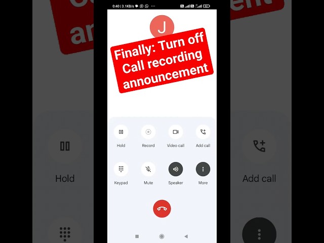 New update: Record calls without Announcement, Google Dialer