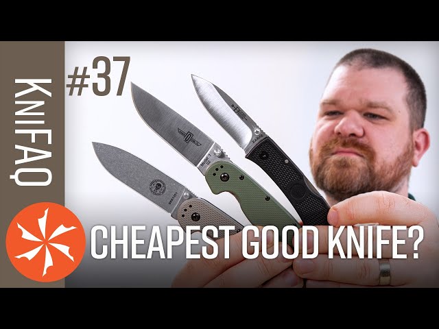 KnifeCenter FAQ #37: Cheapest Good Knife? + Knife Safety, Spyderco Alternatives, Work Sharp Upgrades