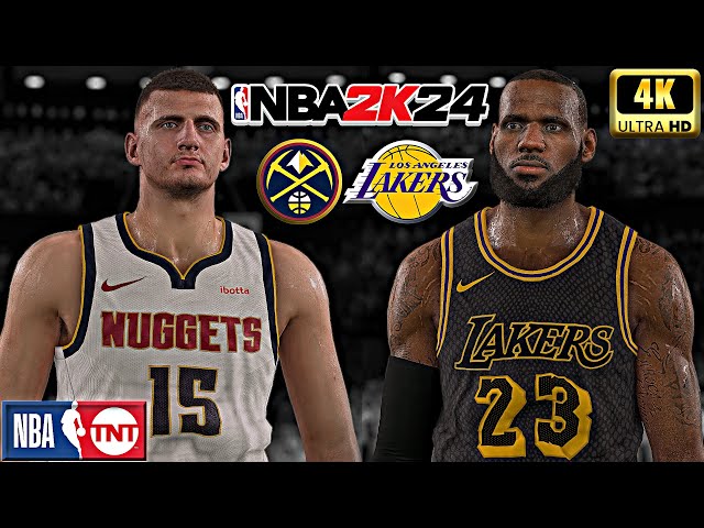 NBA 2K24 PC Realistic Mod (4K60) | Nuggets vs Lakers