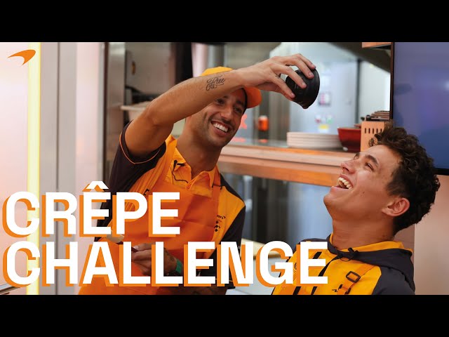 The Crêpe Challenge ft. Lando Norris and Daniel Ricciardo
