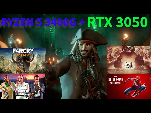 RYZEN 5 3400G + RTX 3050 + 16gb RAM IN 4 GAMES - #2