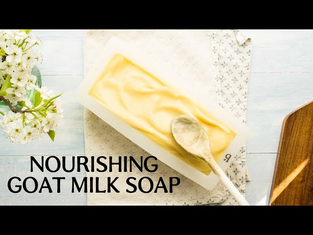 Cold Process Goat Milk Soap Recipe (Simple + Beautiful) 🌻
