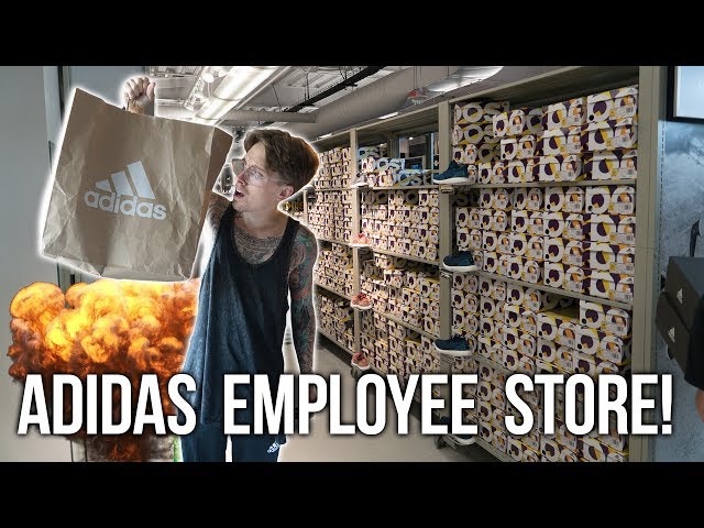 SHOPPING AT THE ADIDAS EMPLOYEE STORE!