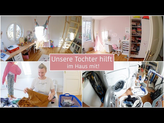 Leona lernt Hausarbeit 👱🏻‍♀️ Moritz Kita Platz & Kleiderschränke aussortieren | Isabeau